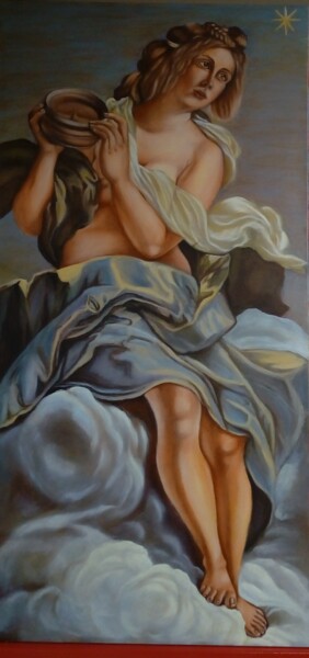 Картина под названием "Artemisia" - Rosa Maria Protopapa, Подлинное произведение искусства, Масло Установлен на Деревянная р…