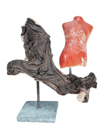 Sculpture intitulée "La chevauchée arden…" par Rosa-Terra By Rosanna, Œuvre d'art originale, Céramique