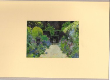 Картина под названием "in the garden" - Lenke Simon, Подлинное произведение искусства