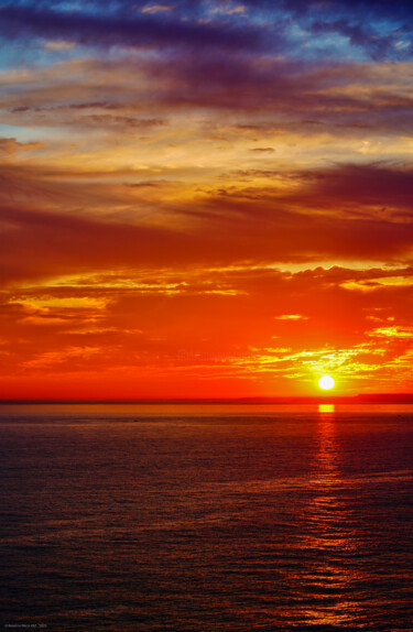 Photographie intitulée "Algarve 5 : coucher…" par Rosalina Vaz, Œuvre d'art originale, Photographie numérique