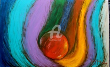 Pintura intitulada "Ovulo" por Rosaly Gripp Gobbo (Rosaly Gripp), Obras de arte originais
