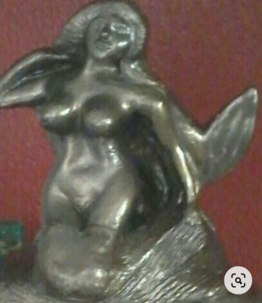 Escultura intitulada "Sereia" por Rosana Pan Romero, Obras de arte originais, Cerâmica