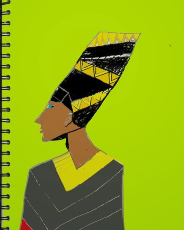 Digital Arts titled "Culturally Egyptian" by Rosana, Original Artwork, 2D Digital Work