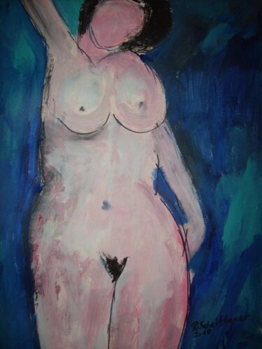 Painting titled "Artistic Nude - Wom…" by Rosangela Scheithauer, Original Artwork