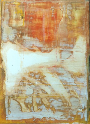 Painting titled "Desert II" by Rosangela Rodrigues, Original Artwork, Acrylic