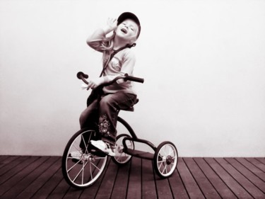 Photography titled "tricycle - sixty ye…" by Helene Rosanove, Original Artwork
