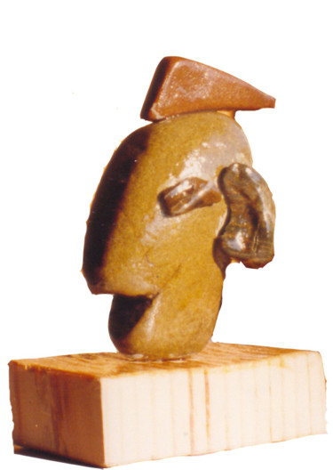 Escultura titulada "indio.jpg" por Coros, Obra de arte original, Piedra
