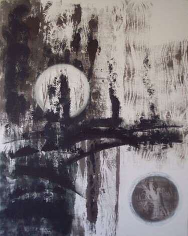 Peinture intitulée "Abstracto serie 09-4" par Rosario De Mattos, Œuvre d'art originale, Huile