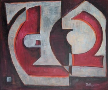 Painting titled "CICLO 9" by Rosario De Mattos, Original Artwork, Oil