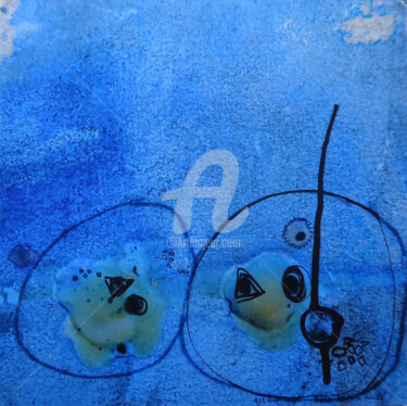 Digital Arts titled "'Blue'" by Rosa Virgili Abelló, Original Artwork