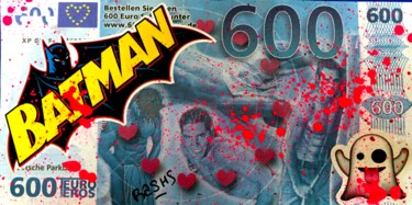 绘画 标题为“SEXY MEN, by BATMAN” 由Rose-Agathe Steiner, 原创艺术品, 丙烯