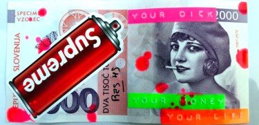 Collages titled "WANT YOUR DICK, YOU…" by Rose-Agathe Steiner, Original Artwork