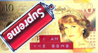Peinture intitulée "I AM THE BOMB !" par Rose-Agathe Steiner, Œuvre d'art originale, Acrylique
