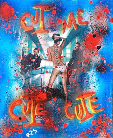 Peinture intitulée "Cut me cute boys" par Rose-Agathe Steiner, Œuvre d'art originale, Acrylique