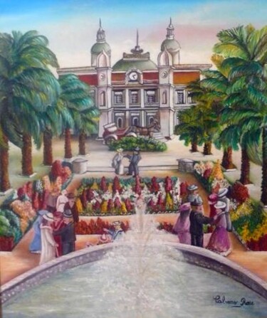 Malerei mit dem Titel "Casino MONACO" von Rose Calvino, Original-Kunstwerk