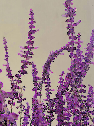 「Botanical Splendor:…」というタイトルのデジタルアーツ Rose Marinelliによって, オリジナルのアートワーク, デジタル絵画