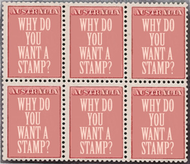 Digitale Kunst getiteld "Stamps" door Rose Marinelli, Origineel Kunstwerk, 2D Digital Work