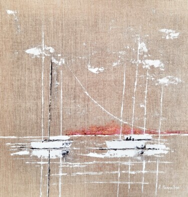 Pintura intitulada "Voyage abstrait au…" por Rose Passalboni Giudicelli, Obras de arte originais, Acrílico Montado em Armaçã…