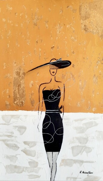 绘画 标题为“Élégance contempora…” 由Rose Passalboni Giudicelli, 原创艺术品, 丙烯 安装在木质担架架上