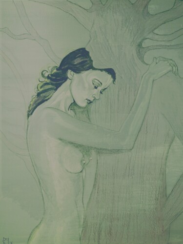 Malerei mit dem Titel "Hymen" von Rose Phelep, Original-Kunstwerk, Digitaldruck