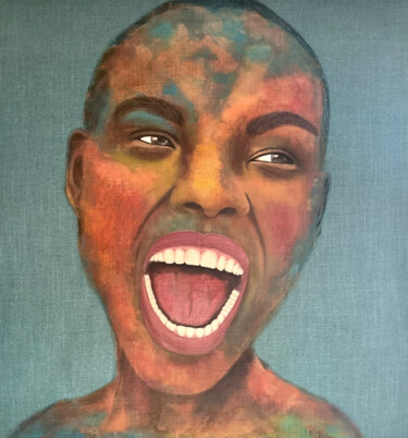 Картина под названием "FREEDOM" - Rose Soria, Подлинное произведение искусства, Акрил Установлен на Деревянная рама для носи…