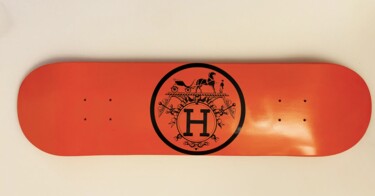 "Skate Hermes" başlıklı Heykel Rose tarafından, Orijinal sanat, Ahşap