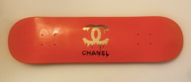 "Skate Chanel" başlıklı Heykel Rose tarafından, Orijinal sanat, Ahşap