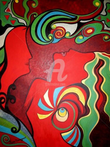Pintura titulada "O RENASCER - ( Gale…" por Rose Canazzaro, Obra de arte original, Oleo