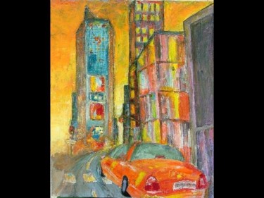 Peinture intitulée "La rue de tous les…" par Rosedingue, Œuvre d'art originale
