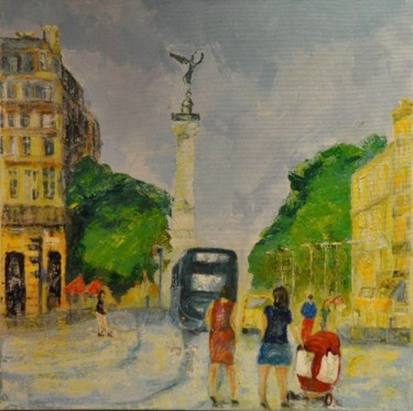 Peinture intitulée "Quartier Tourny col…" par Rosedingue, Œuvre d'art originale