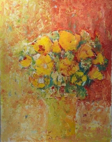 Peinture intitulée "Le bouquet de Rosed…" par Rosedingue, Œuvre d'art originale, Huile