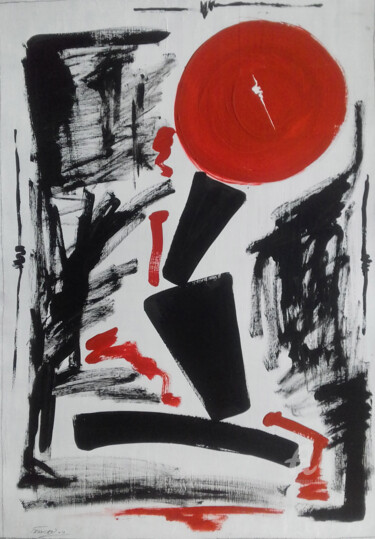 Equilíbrio lll Pintura intitulada "Equilíbrio lll" por Roseli Franco, Obras de arte originais, Tinta