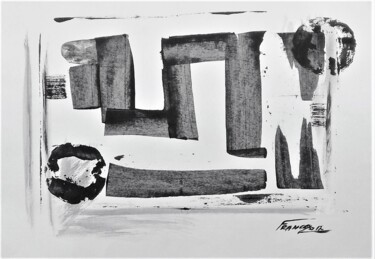 Pintura titulada "Barreiras" por Roseli Franco, Obra de arte original, Tinta