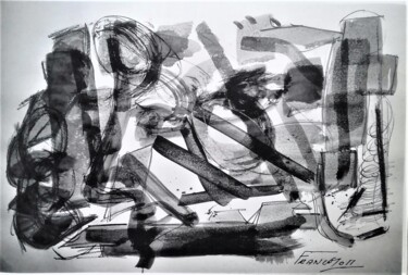 "Composição com Form…" başlıklı Tablo Roseli Franco tarafından, Orijinal sanat, Mürekkep