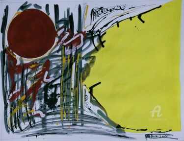 Peinture intitulée "Expansão" par Roseli Franco, Œuvre d'art originale, Acrylique
