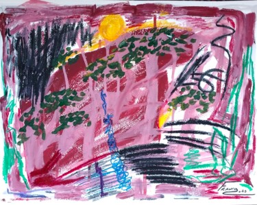 Pintura titulada "Bosque" por Roseli Franco, Obra de arte original, Acrílico