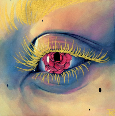 La lumière Peinture intitulée "La lumière" par Roselin Estephanía, Œuvre d'art originale, Aquarelle