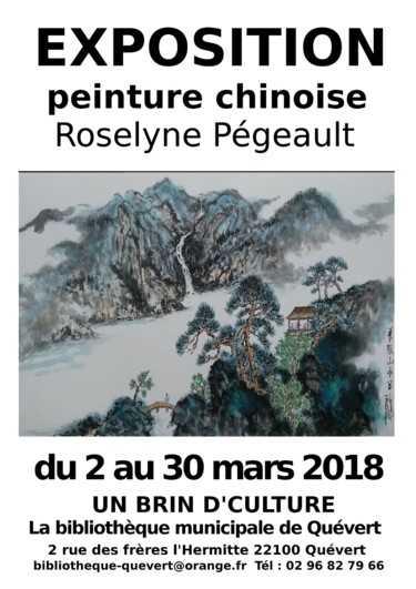 exposition bibliothèque de Quévert © par Roselyne PEGEAULT