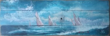 Картина под названием "Cap au sud" - Roselyne Rollant (Evarose), Подлинное произведение искусства, Акрил