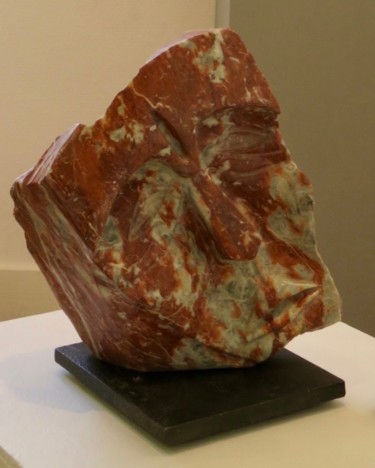 Sculpture titled "ACUERDATE (marbre)" by Chevalier, Original Artwork, Stone