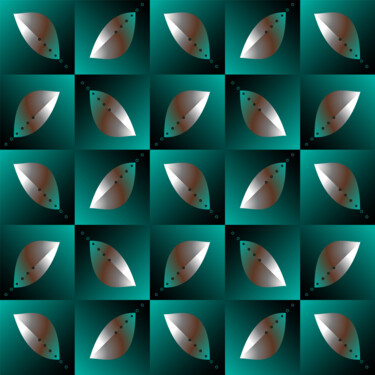 Digital Arts titled "220412.4_Pattern1" by Rosemary Collard, Original Artwork, 2D Digital Work