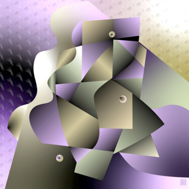 Digital Arts titled "Shaping Colour - 23…" by Rosemary Collard, Original Artwork, 2D Digital Work