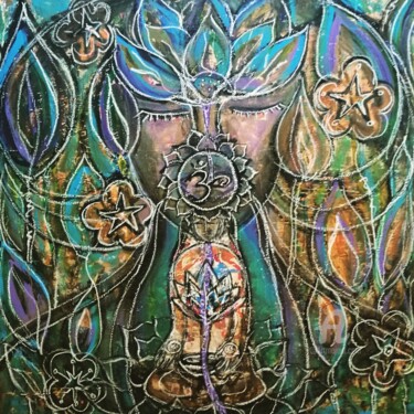 "Flame In: Mindfulne…" başlıklı Tablo Imuni tarafından, Orijinal sanat, Akrilik