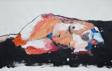 Malerei mit dem Titel "Massive  Attack 2" von Rosemay Dahan, Original-Kunstwerk, Acryl