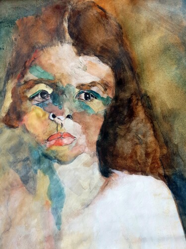 Malerei mit dem Titel "Jeunesse" von Rosemay Dahan, Original-Kunstwerk, Tinte