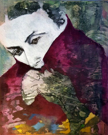 Peinture intitulée "Composition after A…" par Rosemay Dahan, Œuvre d'art originale, Acrylique