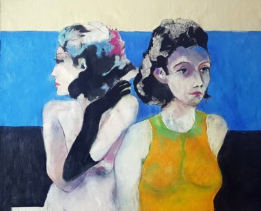 Рисунок под названием "Women" - Rosemay Dahan, Подлинное произведение искусства, Пастель