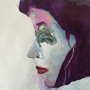 Pintura titulada "Profile" por Rosemay Dahan, Obra de arte original, Pastel