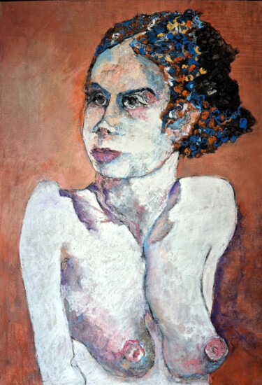 Peinture intitulée "Clara at Landowski…" par Rosemay Dahan, Œuvre d'art originale, Huile