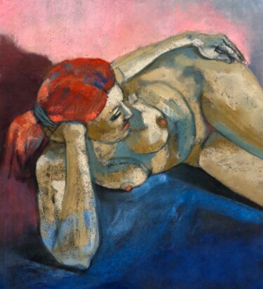 Peinture intitulée "Atelier Milcovitch" par Rosemay Dahan, Œuvre d'art originale, Pastel